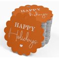 thumbnail image 4 of Inkdotpot Real Silver Foil Happy Holiday Tags Favor Hang Paper Tags 100 Piece, 4 of 6