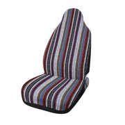 Unique Bargains Universal Seat Cover Baja Blanket Style Bucket Multicolor for SUV Car Automotive