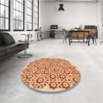 thumbnail image 4 of Ahgly Company Tapis Rectangulaire Lavable en Machine Intérieur Transitionnel Orange Rouge Orange, 6 Pieds x 9 Pieds, 4 of 7