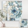 thumbnail image 2 of Designart Indigold Aquarelle Fleur II Art mural sur toile, 2 of 3