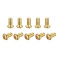 thumbnail image 1 of Unique Bargains M4x8mm Brass Machine Screws, Phillips Pan Head Fastener Bolts 36Pack, 1 of 5