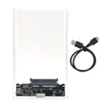 thumbnail image 3 of Domqga 2.5inch USB3.0 Clear Hard Drive Disk HDD SSD Enclosure External Laptop Case, 3 of 8