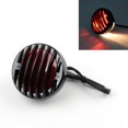 thumbnail image 1 of Feu de Frein Arrière Rond pour Moto pour Bobber Chopper Rat Personnalisé Noir, 1 of 3