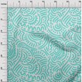 thumbnail image 3 of oneOone Georgette Viscose Turquoise Green Fabric Japanese Sewing Craft Projects Fabric Prints By Yard 42 Inch Wide, 3 of 4