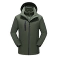 thumbnail image 2 of LSLJS Outdoor Warm Clothing Heated for Riding Skiing Fishing Charging Via Heated Coat( Army Green, XXL), 2 of 6