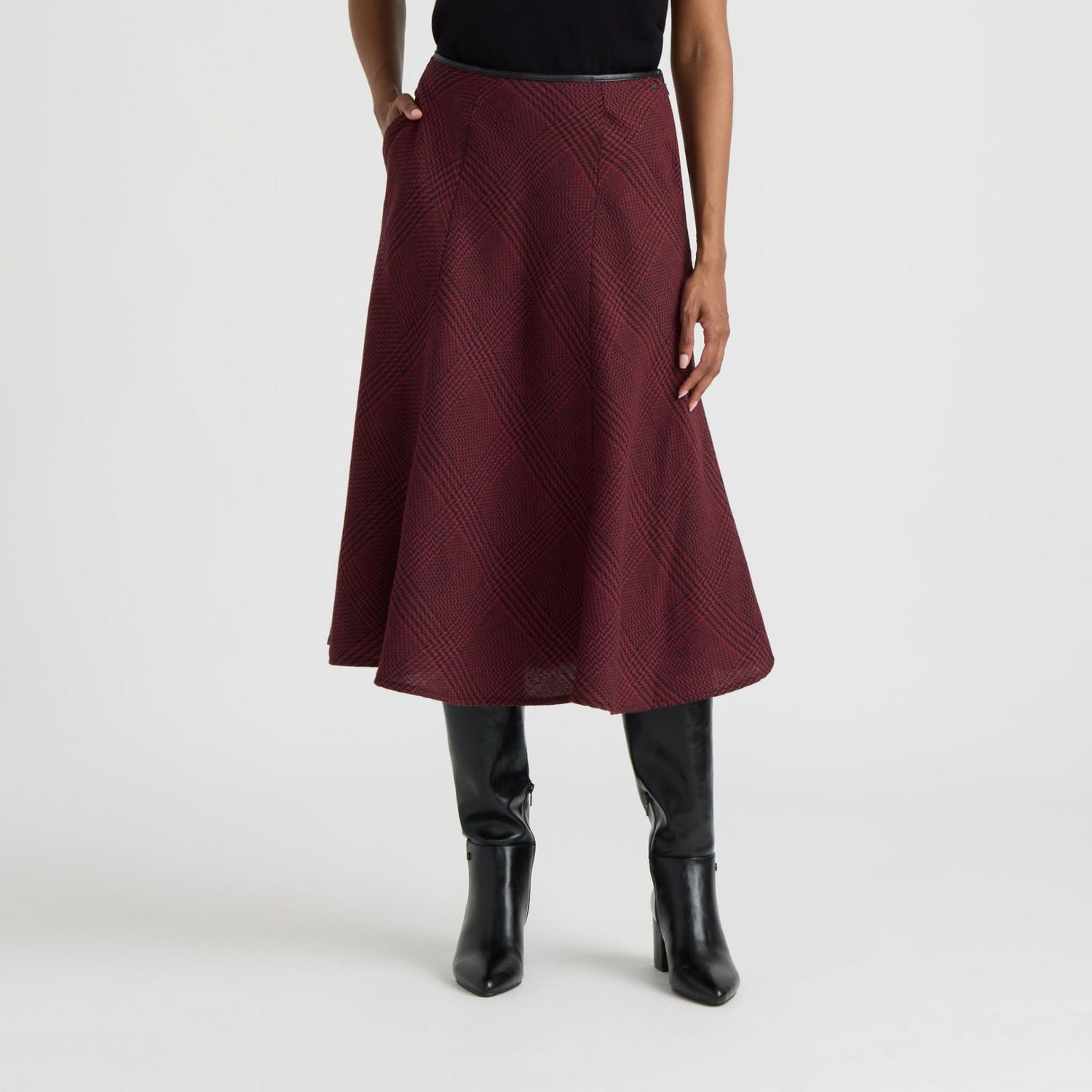 Jupe en flanelle brossée de Mexx pour femmes