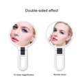 thumbnail image 2 of Handheld Mirror Travel Folding Hand Held Mirror Double Sided Pedestal Makeup Mirror, 2 of 7