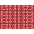 thumbnail image 1 of Ahgly Company Tapis d'Intérieur Rectangulaires Transitionnels Rouges Lavables à la Machine, 6 Pieds x 9 Pieds, 1 of 7