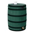 thumbnail image 1 of Good Ideas Rain Wizard 50 Gallon Plastic Rain Barrel Water Collector, Green, 1 of 8