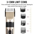 thumbnail image 4 of CEHVOM Tondeuse à Cheveux Électrique Sans Fil, Tondeuse à Cheveux Électrique, Tondeuse Électrique Rechargeable USB Adulte Bébé Enfant 2 ml Liquidation, 4 of 8