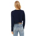 thumbnail image 2 of Bella Plus Canvas B53205657 Chandail Court en Molleton pour Femmes, Marine - 2TG, 2 of 2