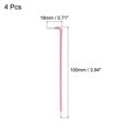 thumbnail image 2 of Unique Bargains 2mm Ball End Hex Key Wrench, L Shaped Long Arm S2 Steel Repairing Tool 4 Pack, 2 of 5