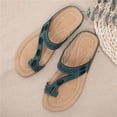 thumbnail image 4 of RKSTN Sandals for Women Flat Massage Flip Flops Sandals And Slippers Set Toe Sandals Soft Comfortable Sandals, 4 of 4