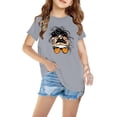 thumbnail image 2 of Économies d'Été! SROBPTY T-Shirts à Manches Courtes pour Tout-Petits, T-Shirt Mode à Col Rond Imprimé pour Garçons et Filles Tout-Petits, Haut à Manches Courtes Gris, 7 Ans, 2 of 5