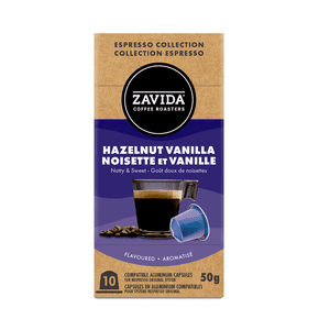 Zavida Pâtes de chocolat à noisettes de vanille Espresso 10 Pottes