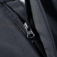 thumbnail image 4 of SDNall Men Casual Solid Zipper Button Pockets Elastic Waist Cropped Cargo Shorts, 4 of 9