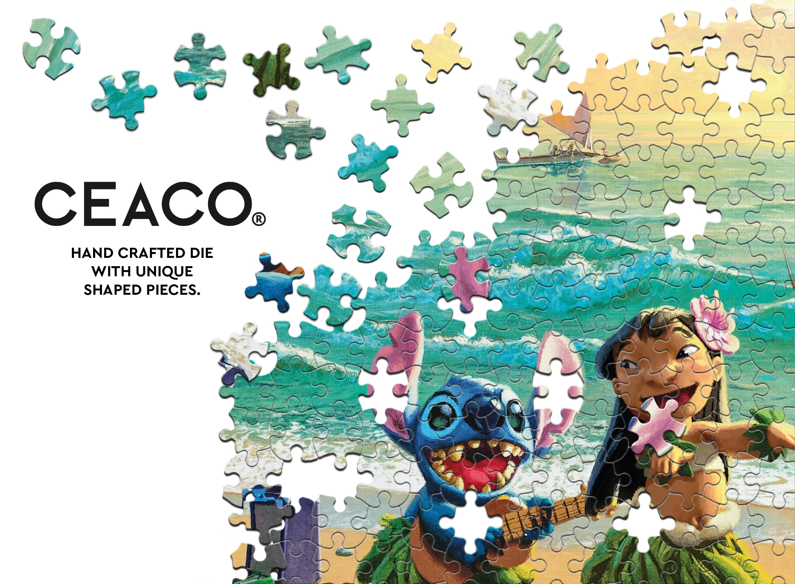 Ceaco Disney Lilo and Stitch Puzzle imbriqué de 1000 pièces