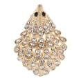 thumbnail image 2 of KLKCMS Épingle Broche Animal Mignonne en Strass en Forme de Hérisson Porc-Épic Or, 2 of 9