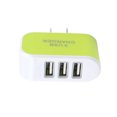 thumbnail image 1 of Universal Candy Color 3 USB power adapter ; Wall Multi-Port Wall Charger US Plug Wall Adapter Cube Block AC 110-220V 5V, 1 of 4