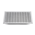 thumbnail image 3 of Grille à Retour d'Air 10′′ X 22′′ avec Trous et Vis, Taille de Plaque Frontale 12′′ X24′′, Couvercle Décoratif pour Conduit de CVC, Évent en Fonte Enduit de Poudre Repeintable pour Murs, Plafonds, Planchers – Motif Champignon Tudor VR100, 3 of 5