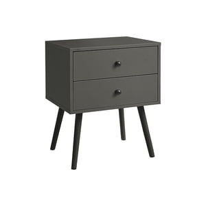 Monarch Specialties Table d'appoint, Chambre, End, Salon, Table de chevet, Table latérale, Tiroir de rangement, Blanc stratifié, Moderne, Contemporain