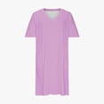 thumbnail image 4 of BEFOKA Robe pour Femme Grande Taille, Liquidation de Robes d'Été pour Femmes, Robe Unie Grande Taille à Manches Courtes et Col avec Poches pour Femme, 4 of 5