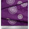 thumbnail image 2 of Soimoi Poly Georgette Fabric Mandala Ethnic Decor Fabric Printed Yard 52 Inch Wide, 2 of 3