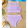 thumbnail image 4 of AWZXDE Swimsuit For Girls High Waist Two Piece Bikini Set With Cover Up For Ages 5-13 Years, 4 of 6
