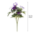 thumbnail image 3 of Fasiaou Artificial Flowers for Outdoors, UV Resistant Fake Realistic Flowers with Plastic Plants Spring Decor, Faux Silk Flowers for Outside Window Box Front Porch Planter Decor,B, 3 of 6