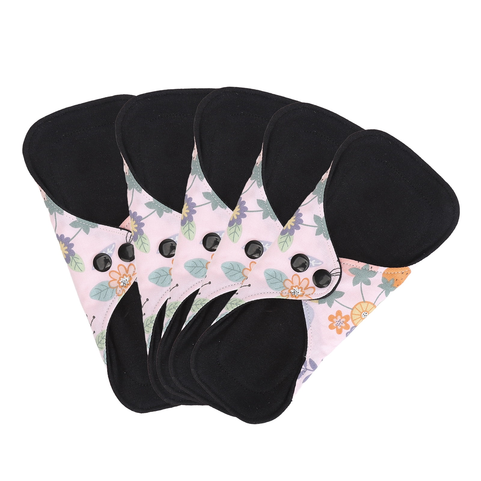 5 Pcs Serviettes Hygiéniques Lavables, Serviettes de Soins Post-Partum Réutilisables, Serviettes de Maternité Anti-Fuites, Produits pour la Période Menstruelle Féminine, Serviettes de Soins pour la Période Post-Partum Féminine, Période Menstruelle