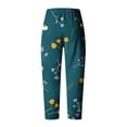 thumbnail image 4 of Pantalon à Taille Élastique pour Femmes Pantalon Décontracté pour Femmes avec Poches Ajusté Taille Haute Élastique Imprimé Pantalon de Sport en Coton et Lin Pantalon en Coton et Lin pour Femmes Pantalon Taille Haute pour Femmes Pantalon pour Femmes à Taille Élastique, 4 of 4