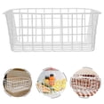thumbnail image 3 of 2Pcs Metal Freezer Organizer Freezer Wire Basket Freezer Storage Bin Fruit Vegetable Basket, 3 of 6