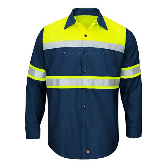 Red Kap Jaune Fluorescent/ Marine 7422 4TG