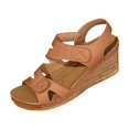 thumbnail image 2 of Gspmoly Dressy Sandals Women, Women'S Casual Open-Toe Wedge Sandals with Adjustable Ankle Strap, Comfortable Cushioned Insole, and Versatile Solid Colors for Spring and Summer Fashion Wedge Sandals, 2 of 4