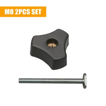 M8 T-Slot Slider T-Track Jig Screw Fixture Rail Accessories Woodworking Tool
