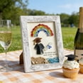 thumbnail image 2 of A Wooden Graduation Photo Frame With Sea Glass Design For Diploma Picture Display Desk Shelf Decoration, 2 of 7