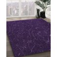 thumbnail image 3 of Ahgly Company Tapis d'Intérieur Lavable en Machine Carré Violet Profond, 6 Pieds Carré, 3 of 7