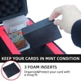 thumbnail image 4 of UHZBTEC Boîte de Rangement pour Cartes Graduées; Sport Durable, Étui de Rangement pour Cartes PSA - Boîte de Rangement pour Cartes à Échanger - Étui en Dalle PSA pour Top Loaders (Rouge, 14.17x11.2x7 i, 4 of 6