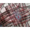 thumbnail image 4 of oneOone Silk Tabby Fabric Swirl & Check Ikat Print Fabric By Yard 42 Inch Wide, 4 of 4