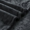 thumbnail image 3 of Mainstays Plush Throw Blanket Black, 3 of 6