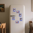 thumbnail image 4 of Birdeem Magnetic Photo Frame,No-Drill Adhesive Fridge Magnet Picture Frame for Mini Instant Photos,Easy Display for Home Decor and Office, 4 of 7