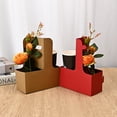 thumbnail image 3 of Disposable Coffee Cup Takeout Tray for Kraft Paper Beverage Holder – Efficient -Use for Coffee Tea, 3 of 7