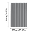 thumbnail image 2 of Washable Fabric Shower Curtain Liner Hotel Quality Machine Washable Bathroom Cloth Liner With Hooks, 2 of 4