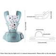 thumbnail image 3 of Multifunctional Newborn Baby Carrier Sling Wrap Versatile Backpack Front Back, 3 of 9
