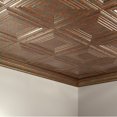 thumbnail image 5 of Fasade Traditional 3 Vinyl 2ft x 4ft Glue Up Ceiling Panel Copper Fantasy 5 Pack, 5 of 5