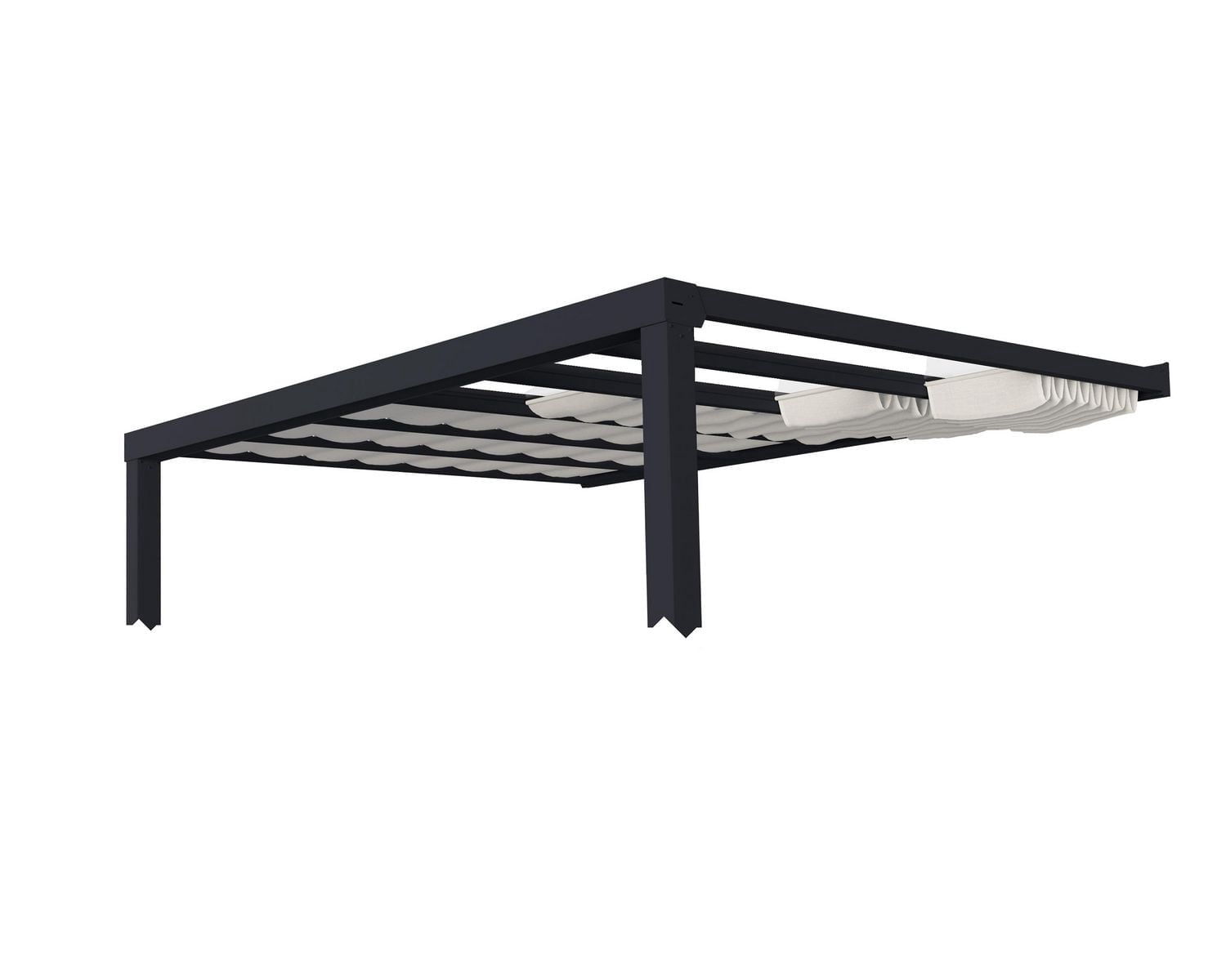 CANOPIA by PALRAM Stockholm 11 ft. x 19 ft. Roof Blinds – White