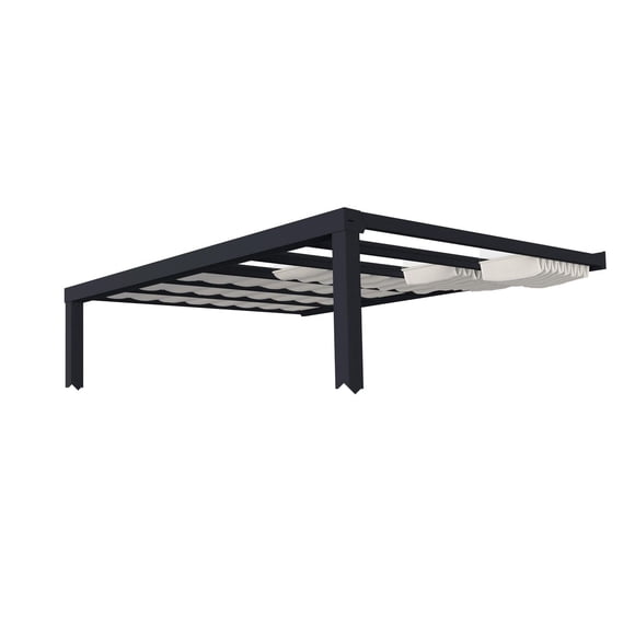 CANOPIA by PALRAM Stockholm Stores de toit de 11 pi x 19 pi - Blanc
