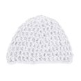 thumbnail image 3 of Esquirla Mesh Crochet Hair Net Curls Hair Wrap Lightweight Soft Elastic Crocheted Cap White, 3 of 8