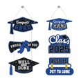 thumbnail image 2 of ZTTD 2Pcs Graduation Door Hanger Decor Graduation Hanging Signs Class 2025 Paper Congrats Grad Signs for Graduation for Indoor Outdoor Decor Home Decor Hangs, 2 of 7