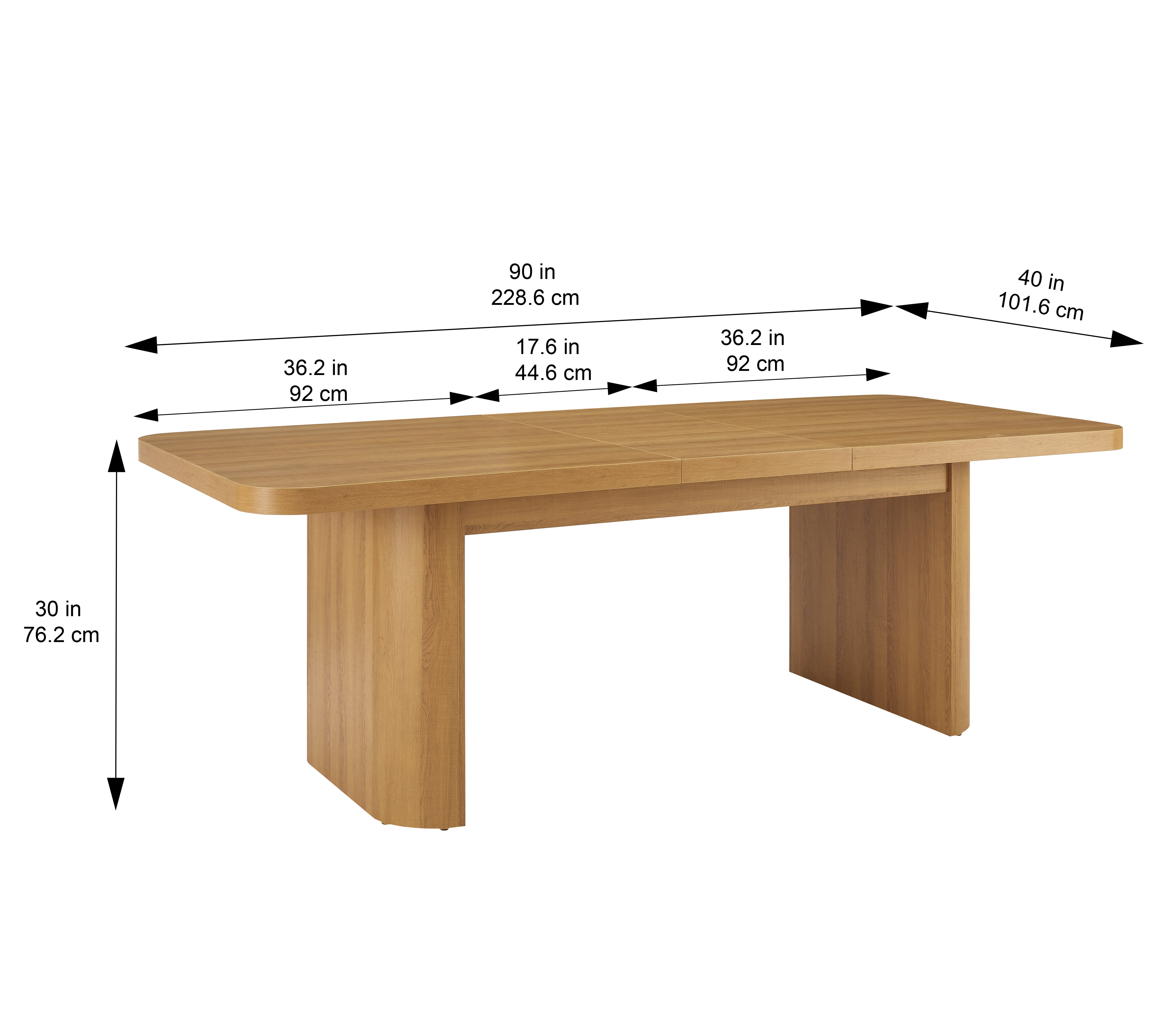 Better Homes & Gardens Juliet Table à manger extensible